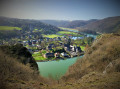 La vue sur la valée de la Meuse La vue sur la valée de la Meuse
