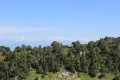 La vue sur le Mont Blanc