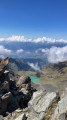 Lac Blanc depuis la Croix de Belledonne