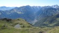 Lac d'Anapeou et Cauterets depuis le pic