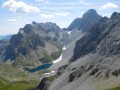 Lac d'Apsoî au pied de la Tête de Moîse