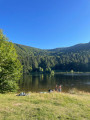 Lac de blanchemer en fin de journée