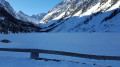 Gaube-See und Refuge des Oulettes de Gaube (Hütte der Oulettes de Gaube)