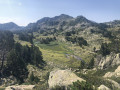 Lac Supérieur et Lac de l’Île depuis le Lac d'Aubert