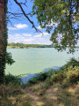 Le barrage du Lac de Moulin Papon, par le grand parc de Rivoli Le barrage du Lac de Moulin Papon, par le grand parc de Rivoli