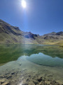 Lac de Terres Plaines depuis la route du Col de Restefond