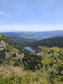 Lac du forlet depuis les cr&ecirc;tes