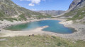 Lac du Grand Ban, en forme de c&oelig;ur, depuis le seuil des Rochilles