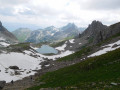 Refuge et Lac Presset depuis le Cormet de Roselend