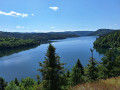 Lac Pierre Percée depuis roche des Corbeaux