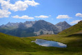 Lac sous le col Bousson, côte 2125.
