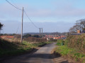 Lane down into Burnham Market