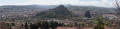 Large panorama sur la ville du Puy en Velay