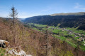 Le belvédère du Truchet depuis Lélex