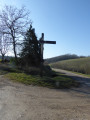 Le calvaire à la bifurcation avant Neuviller sur Moselle