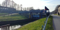 le canal de l'Est au départ du chemin