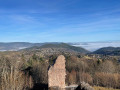 Le Château du Petit Hohnack depuis La Place de Labaroche