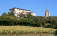 Le château et l'église.