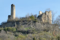 Le château ruiné de l'Escoulin