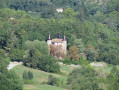 Le château vu de loin ...