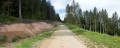 Le chemin au départ de la randonnée Le chemin au départ de la randonnée