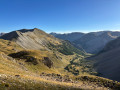 Le Cimet et la Plaine de la Grande Cayolle depuis le Pas de la Grande Barre
