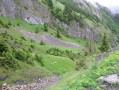 Le couloir le long de la montée