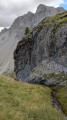 Le départ de la chute d'eau