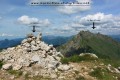 Le fameux cairn au sommet