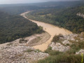 Le Gardon vu du Castellas de Russan