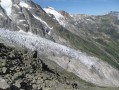 Le glacier de Trient depuis la fenêtre d'Arpette