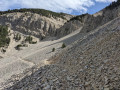 Le Mont Ventoux depuis le camping du Mont Serein