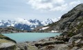 Le Lac Blanc à partir de la Flégère Le Lac Blanc à partir de la Flégère