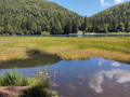 La Tourbière de Machais et le Lac de Blanchemer depuis le Col de Bramont