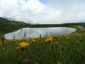 Le lac de l'Arpettaz...