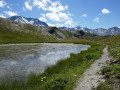 Le petit Lac du Montaulever depuis Val Thorens Le petit Lac du Montaulever depuis Val Thorens