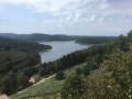 Le lac de Pierre percée vu du Château Le lac de Pierre percée vu du Château