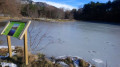 Le Lac de Thorenc gelé