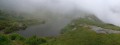 Le lac du Lauzon dans les nuages (juillet 2014)