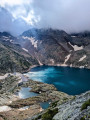 Le lac du Portillon, en montant vers la Tusse de Montarqué