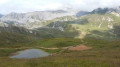 Le Lac Rond sur l'ascension du col des Saulces