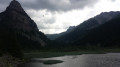 Le lac vu du pied des pierriers Le lac vu du pied des pierriers