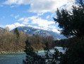 Spaziergang am Ufer der Drau (Lienz, Osttirol)