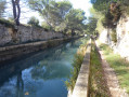 Le long du canal un peu avant l'acqueduc Le long du canal un peu avant l'acqueduc