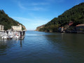 le long du chenal à Pasaia avant la montée