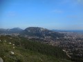 Le massif du Mont Faron vu du Baou de Quatre Ouro