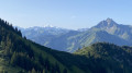 Le Mont Blanc depuis le col de Verne