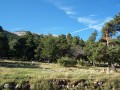 Der Mont Ventoux vom Campingplatz Mont Serein aus