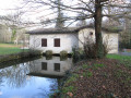 L'Eau Bourde entre deux moulins à Cestas