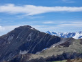 Le Pic de la Calabasse et le Mont Valier vus depuis le sommet du Cap de Gauch